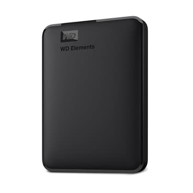 Western Digital Elements Portable externe Festplatte 2 TB (mobiler Speicher, USB 3.0-Schnittstelle, Plug-and-Play, für Windows formatiert) Schwarz