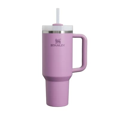 STANLEY Quencher H2.0 Flowstate Trinkflasche Mit Strohhalm 1.2L - Thermobecher Kühlt 11 Stunden - 48 Stunden Eisgekühlt - Thermosflasche BPA Frei - Edelstahl Trinkbecher - Lilac
