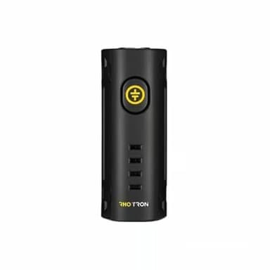 Tronian Rhotron (Schwarz) | Günstiger Akku mit 510er Gewinde | Kompatibel mit den meisten 510er-Kartuschen | 4 Spannungseinstellungen | USB-C Aufladen | LED-Beleuchtung