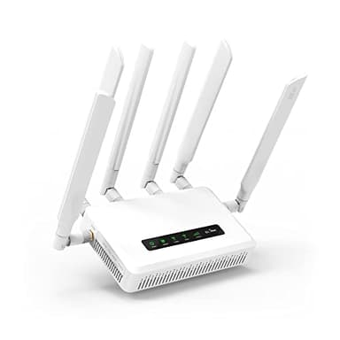 GL.iNet GL-X3000 (Spitz AX) 5G Router SIM Karte Wi-Fi 6, Mobiler WLAN Router SIM Karte 5G LTE, AX Dual-SIM Gigacube Netzwerkgeräte, VPN, OpenWrt, Secure Cellular Router for Office, Retail, Events
