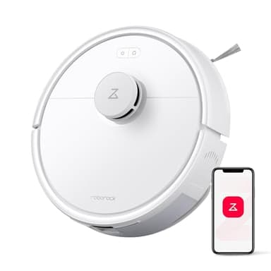 roborock Q7 L5 Saugroboter, Dual Anti-Tangle System, 8.000 Pa HyperForce Saugkraft, Präzise Navigation, Smart No-Go Zone, Einstiegsleistung, Perfekt für Haustierbesitzer (Weiß)