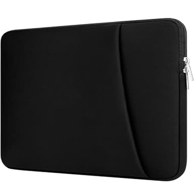 HEDUGO Laptophülle mit Reißverschluss-Zubehörtasche Kompatibel mit 17 Zoll HP Dell Lenovo Asus Acer Gepolstertes Laptop Hülle Stoßfest Schützend Sleeve Case für 17" bis 17,3" Laptop/Chromebook/Tablet