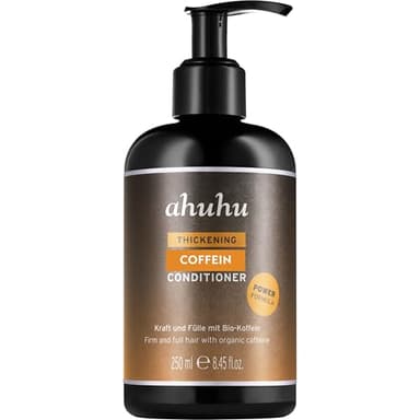 ahuhu THICKENING Coffein Conditioner Power Formula (250ml) - Haar Verdichtung mit Koffein für mehr Haarwachstum, kräftigende Haarpflege als Conditioner Haar für volles Haar