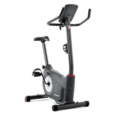 Schwinn Fitness 510U Upright Bike – Leiser Heimtrainer mit App-Kompatibilität (Zwift, Kinomap), Ergometer-Funktion & 13 Trainingsprogrammen