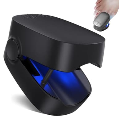 Nagelpilz Laser Gerät,Tragbar Gegen Nagelpilz Lasergerät mit Typ-C.Upgrade Hochwirksames 460nm-Blaulicht,Nail Fungus gründlich entfernen.Schadet der Haut nicht, sicher und zuverlässig(Schwarz)