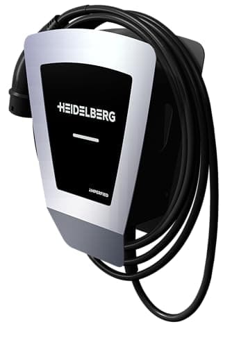 HEIDELBERG Wallbox 11 kW. §14 a-konform. 7,5 m Kabel. 5 Jahre Garantie. Für Privat & Unternehmen. Energy Control Plus. OHNE App + RFID (nur erhältlich bei Connect Wallboxen, Siehe Beschreibung unten)