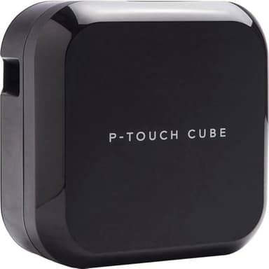 Brother P-Touch Cube Plus Beschriftungsgerät (für 3,5 bis 24 mm breite TZE-Schriftbänder, USB- und Bluetooth-Schnittstelle), schwarz
