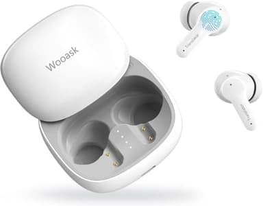 Wooask M3 AI Kopfhörer Übersetzer, 3-in-1 Übersetzungskopfhörer Echtzeit mit 144 Sprachen, 48H Bluetooth 5.4 Kopfhörer Offline, 5 Übersetzungsmodi Ideal für Reisen Learning (Weiß, Offline)
