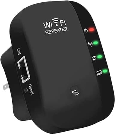 WLAN-Extender-Signalverstärker für bis zu 5000 sq.ft und 50 Geräte, Verstärker mit großer Reichweite und Ethernet-Anschluss, Zugangspunkt, 1-Tasten-Einrichtung, Alexa-kompatibel