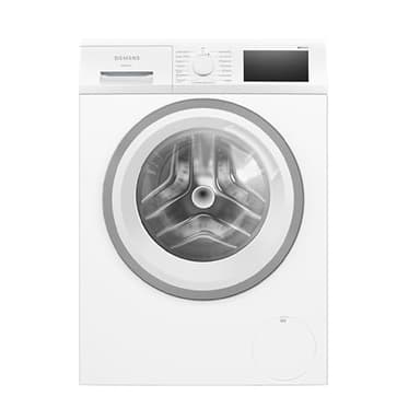Siemens WM14N12A Waschmaschine iQ300, Frontlader mit 9 kg Fassungsvermögen, 60 cm, 1400 UpM, speedPack L, smartFinish, Outdoor-Programm, LED-Display, Weiß