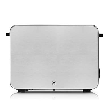 WMF Stelio Toaster 2 Scheiben Edelstahl, Doppelschlitz Toaster mit Brötchenaufsatz, Bagel-Funktion, 7 Bräunungsstufen, 900 W, edelstahl matt