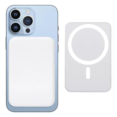 Powerbank für MagSafe, Magnetische Wireless Power Bank 10000mAh Schnellladefunktion Ladegerät, Kabellose Tragbares Externer Akku mit USB-C für iPhone 12 13 14 15 16 17 Serie