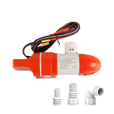 Ieron 12 V, 1100 GPH, automatische Bilgenpumpe für Boote, elektrische 360-Grad-Niedrigbilgenpumpe aus Edelstahl, zuverlässiges Bootszubehör für eine sichere und effiziente Wasserentfernung