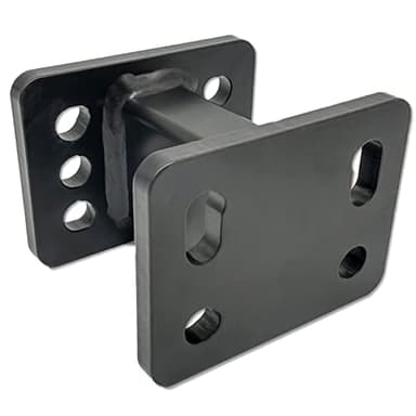 XIMPLIO Adapter Verlängerung Hakenverlängerung für Flanschkugel Anhängerkupplung AHK mit ABE (100 mm)