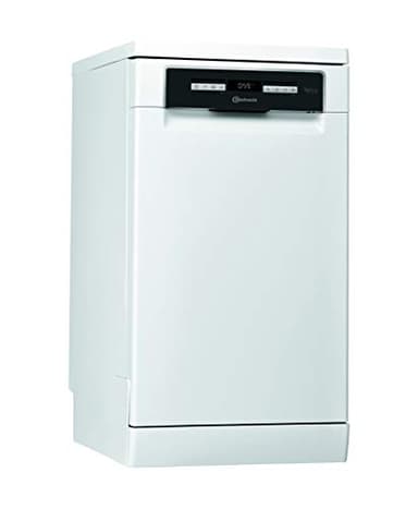 Bauknecht BSFO 3O35 PF Freistehender Geschirrspüler 45 cm Breite/PowerClean/ActivDry/Vollwasserschutz/hygieneprogramm/Besteckschublade/Sensor-Programm/Kindersicherung