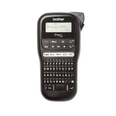 Brother PT-H110 Monochrom Beschriftungsgerät (für 3,5 bis 12 mm breite TZe-Schriftbänder, bis zu 20 mm/Sek. Druckgeschwindigkeit)