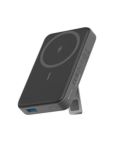 Anker 633 Magnetic Power Bank, 10.000mAh einklappbare magnetische kabellose Powerbank, Nur kompatibel mit iPhone 17/16/15/14/13/13 Pro / 13 Pro Max / 12/12 Pro und 12 Pro Max
