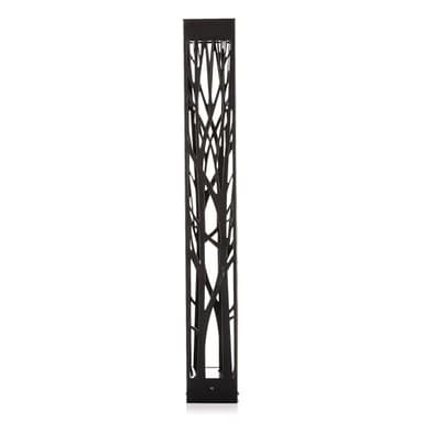 Baricus Lumida Garden Solar-Gartenleuchte Wegleuchte – Cutout-Design – Solarleuchte Schwarz – aus Metall – wetterfest – verschiedene Größen – für Balkon, Garten, Terrasse