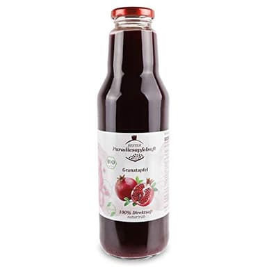 Bio Granatapfelsaft - 100% naturtrüber Direktsaft - 12 x 750 ml - aus reiner Kernpressung