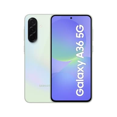 Samsung Galaxy A36 5G AI Smartphone ohne Vertrag, Simlockfreies AI Handy mit Android, 8 GB RAM, 256 GB Speicher, 50-MP-Kamera, Awesome Lime, 2,5 Jahre Herstellergarantie [Exklusiv auf Amazon]