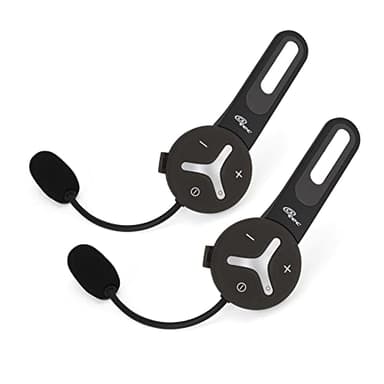 @tec Buddy Chat Duo (2er Set) Bluetooth® Headset Gegensprechanlage, Freisprechanlage, Fahrrad, Sport, Ski, Arbeit, Intercom, Helm, Headset, DSP, Reichweite bis 1000m