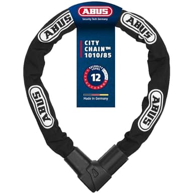 ABUS 33559 Kettenschloss, Schwarz, 85 cm