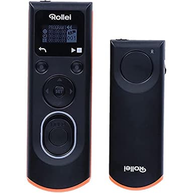 Rollei Wireless Fernauslöser für Sony – erlaubt die kabellose Fernauslösung, Langzeitbellichtungen, Serienbild und Zeitintervall Aufnahmen Ihrer (Hersteller) DSLM/DSLR Kamera, LCD-Display beleuchtet