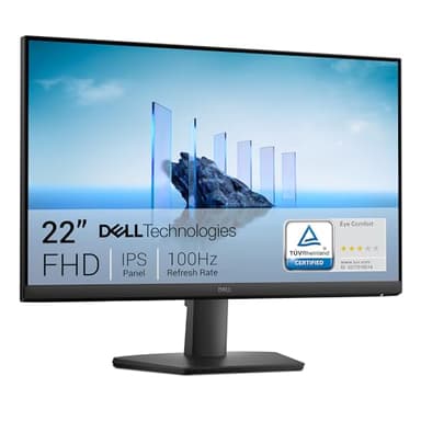 Dell 22 Monitor - SE2225HM, Full HD (1920x1080), 100Hz, VA, 5ms | VESA (100x100mm), HDMI, VGA, 3 Jahre Garantie, Schwarz