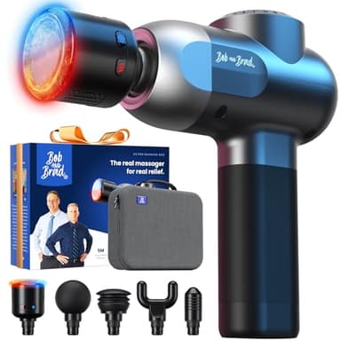 Massagepistole mit Wärme und Kältetherapie, Bob and Brad C2 Pro Tiefengewebsmassagegerät mit Wärme, Professionelles Elektrisches Massagegerät für Zuhause, Fitnessstudio, Erholung, Schmerzlinderung