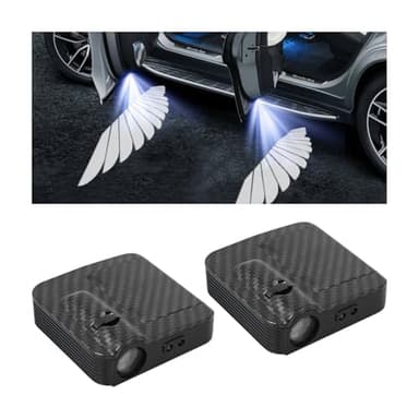CGEAMDY 2 Stücke Autotür Projektor Licht Universal, Autotür Willkommen Licht Projektor LED Light, Personalisierte Autotür Logo Licht Projektor, Logo-Projektor- HD LED Türbeleuchtung Für Auto