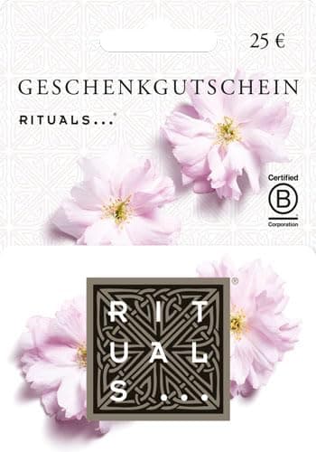 Rituals Geschenkgutschein 25 € - für Deutschland - per Post