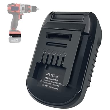 URUN Adapter Konverter für Makita 18V Akku auf Einhel 18V Li-Ion Elektrowerkzeug Akku,Batterie Adapter für Einhell Elektrowerkzeuge(MT18EIN Nur Adapter)