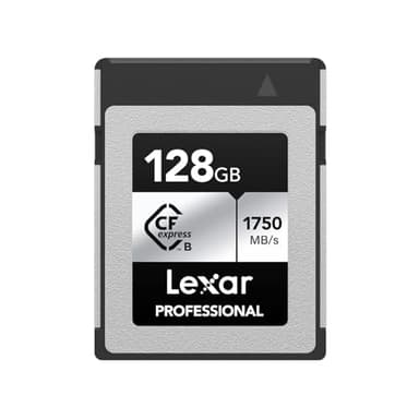 Lexar 128GB CFexpress Karte, Typ B CFe Karte, bis zu 1750MB/s Lesegeschwindigkeit, CF mit PCIe Gen3x2, kompatibel mit DSLR, rückwärts mit XQD Kamera