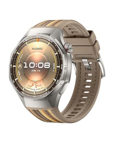 HUAWEI Watch GT 6 Pro Smartwatch, GPS, EKG, 1,47" AMOLED-Display, Bis zu 21 Tage Akku, umfassende Fahrrad-Features, 100+ Sportmodi, Kompatibel mit Android™ & iOS, Gesundheitsmonitoring, Braun, 46mm