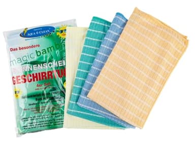 AQUA CLEAN Magic Bamboo Geschirrtücher 4er Set