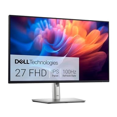 Dell P2725H 27 Zoll Full HD (1920x1080) Monitor, 100Hz, IPS, 5ms, 99% sRGB, USB-C, DisplayPort, HDMI, VGA, 4X USB, 3 Jahre Garantie, Schwarz