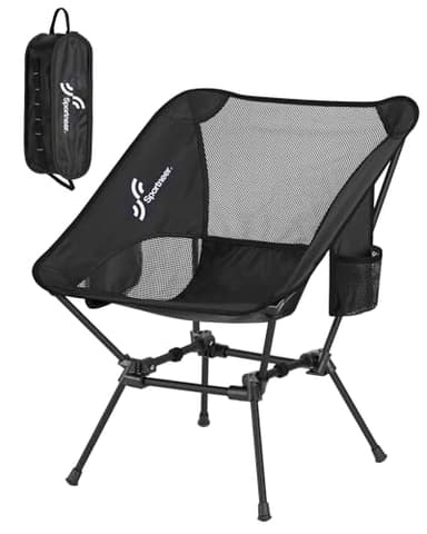 Sportneer Campingstuhl Faltbar Camping Stuhl Tragbarer Campingstühle 150Kg Faltstuhl Ultraleichter Packmaß Kleiner Klappstuhl mit Tragetasche für Picknick, Outdoor, Wandern