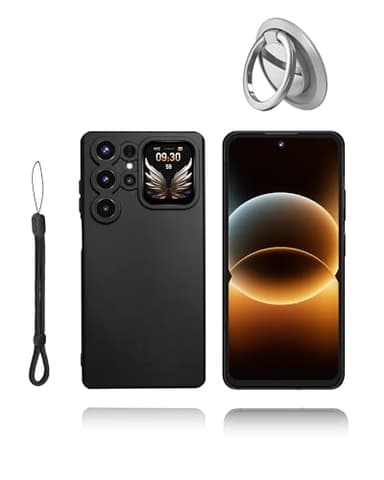 Schutzhülle für Oukitel C68 Plus Smartphone, yystao TPU-Handyhülle kompatibel mit Oukitel C68 Plus, Staubdicht, Stoßdicht, Schwarz