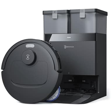 ECOVACS DEEBOT T30C Omni Gen2, Saugroboter mit Wischfunktion, 25.000 Pa, OZMO Turbo 2.0 Wischen, ZeroTangle 3.0 Anti-Verheddern, TruEdge 2.0 Kantenreinigung, Omni-Station, 75°C Moppwäsche, Schwarz