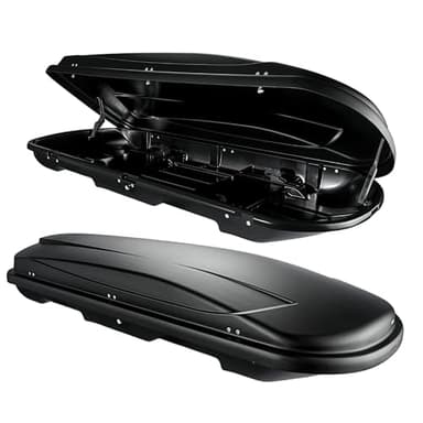 VDP Dachbox Xtreme 400 schwarz Dachkoffer 400 Liter Autokoffer abschließbar