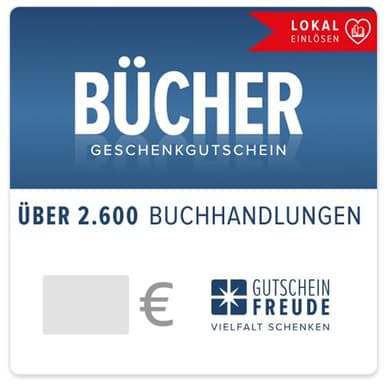 BÜCHER Geschenkgutschein Gutschein - €15 - BÜCHER Geschenkgutschein - per E-Mail