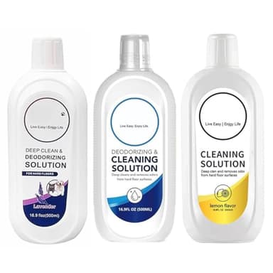 Bodenreiniger, 500ml, 3er-Pack, Reinigungsmittel kompatibel mit Tineco Floor One S3/S5/S6/S7, iFloor Serien, Zitronen/Lavendelduft