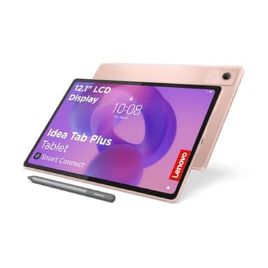 Lenovo Idea Tab Plus Tablet | 12.1" 2.5K LCD Display | 16:10 | MediaTek Dimensity 6400 | Integrated Arm Mali-G57 Grafik | 8GB RAM | 128 GB Speicher | Android 15 | Sand Rose Farbe | inkl. Lenovo Pen