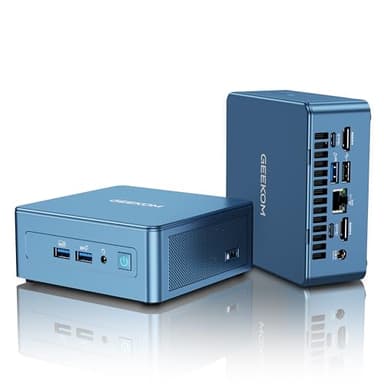 GEEKOM Mini PC IT12 mit Intel i5-12450H[3-Jahren-Garantie], 16GB RAM & 512GB SSD(max. 96GB + 8TB) Windows 11 Pro Vorkonfiguriert, 8K Quad-Display | 2X USB 4.0 | SD-Kartensteckplatz, für Business/Büro