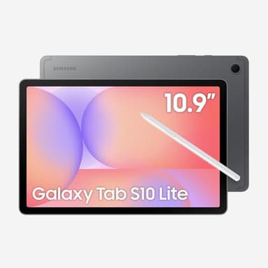SAMSUNG Galaxy Tab S10 Lite mit S-Pen, 128 GB, 6 GB RAM, nur WLAN, 10,9 Zoll 90 Hz LCD, Android 15 WiFi 6, Akku für den ganzen Tag, internationales Modell X400, Lieferumfang: