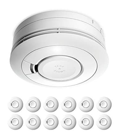 Ei Electronics Ei650 Rauchmelder (mit 10-Jahres-Batterie, Testsieger Stiftung Warentest, 12er Set)