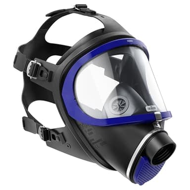 Dräger X-plore 6300 Atemschutzmaske | Vollmaske aus EPDM mit Rd40-Anschluss | Atemmaske geeignet für Farben, Lacke, Schreinerarbeiten, Landwirtschaft, BL-431320