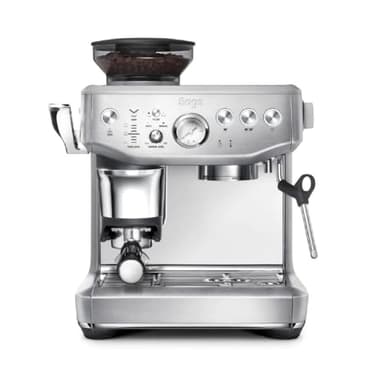 Sage - The Barista Express Impress - Kaffeemaschine mit manuellem Milchaufschumer & integriertem Mahlwerk - Intelligente Dosierung, 25 Mahlgradeinstellungen - Gebrsteter Edelstahl