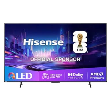 Hisense 65E7Q PRO Fehrnseher,65 Zoll, 4K UHD QLED, Smart TV,144Hz Game Mode PRO,Filmaker Mode, AMD FreeSync Premium,AI HDR Upscaler,Dolby Vision IQ,Dolby Atmos,Sprachsteuerung [2025]
