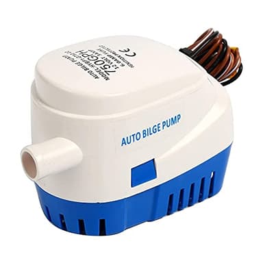 FreeTec Bilgenpumpe 12V Automatische 750GPH Lenzpumpe mit Schwimmerschalter